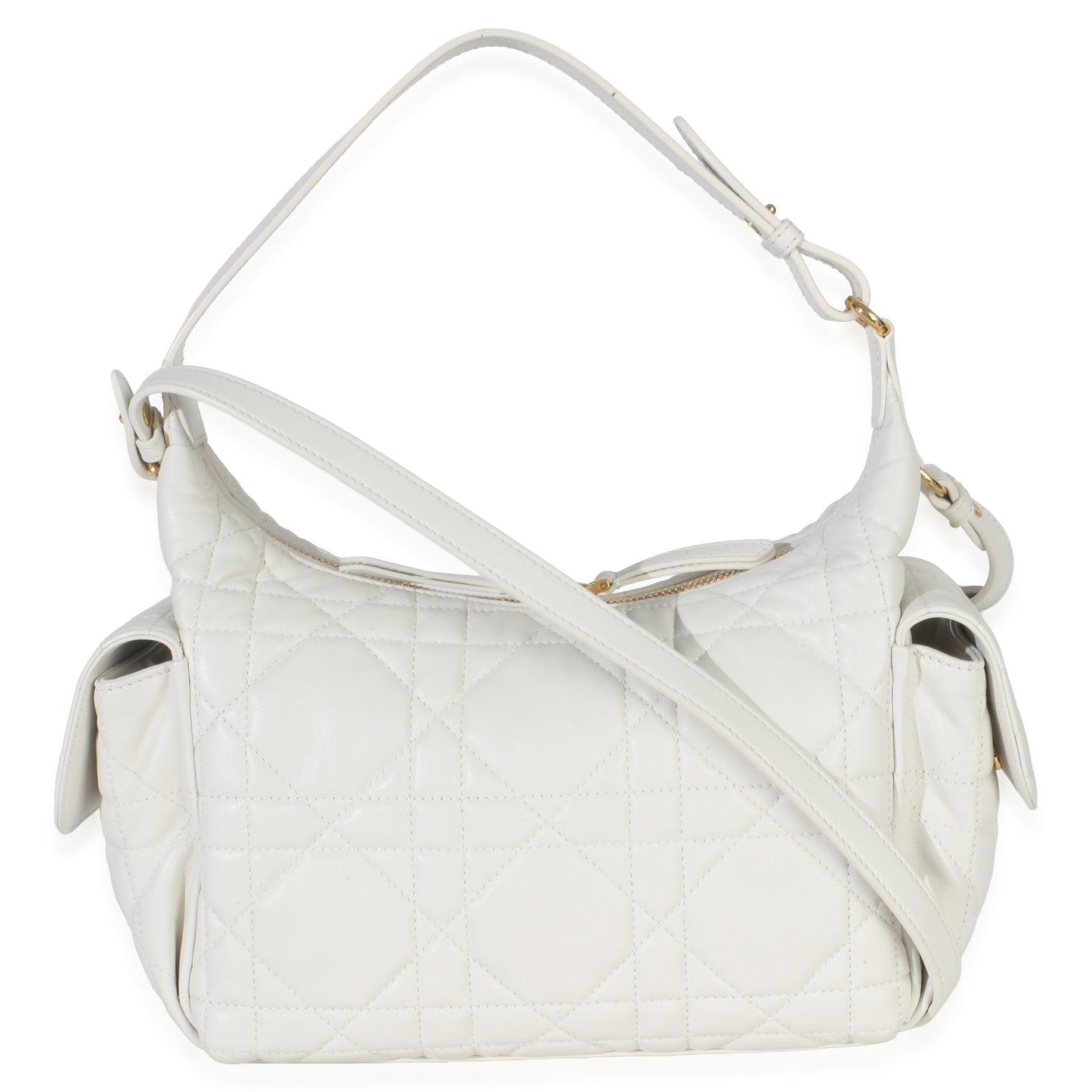Dior Latte Lambskin Macrocannage Medium D-Dream Bag