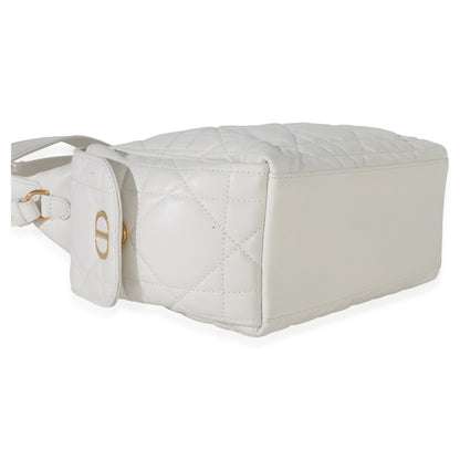 Dior Latte Lambskin Macrocannage Medium D-Dream Bag