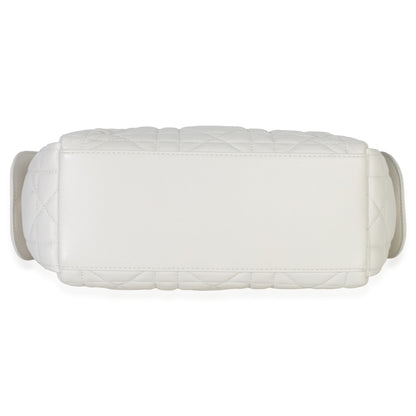 Dior Latte Lambskin Macrocannage Medium D-Dream Bag