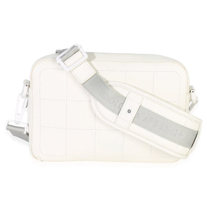 Dior X DANIEL ARSHAM White Grained Calfskin Safari Messenger