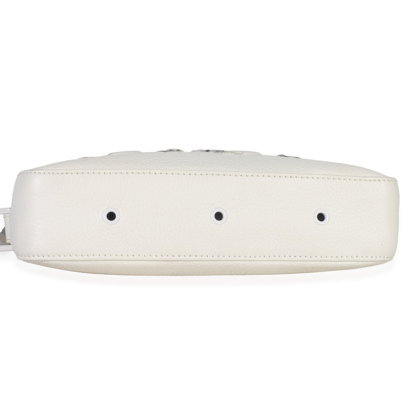 Dior X DANIEL ARSHAM White Grained Calfskin Safari Messenger
