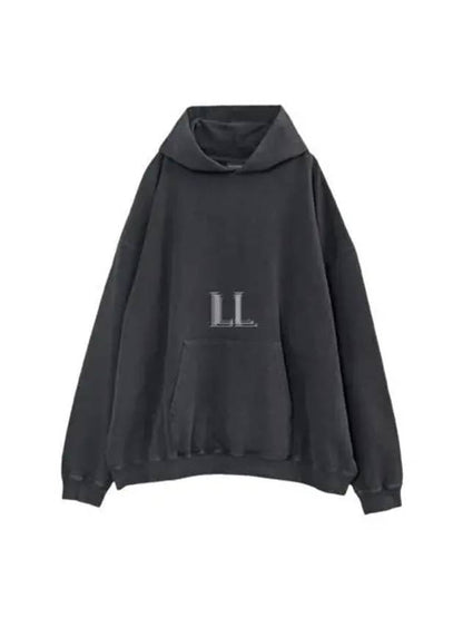 Luxury Balenciaga Trending 2025 Back Logo Hooded Top Black