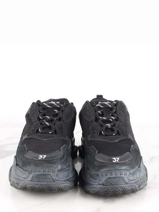 Luxury Balenciaga Trending 2025 Triple S dirty black sneakers 37 240