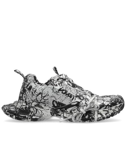 Luxury Balenciaga Trending 2025 3XL Extreme Graffiti Low Top Sneakers Grey