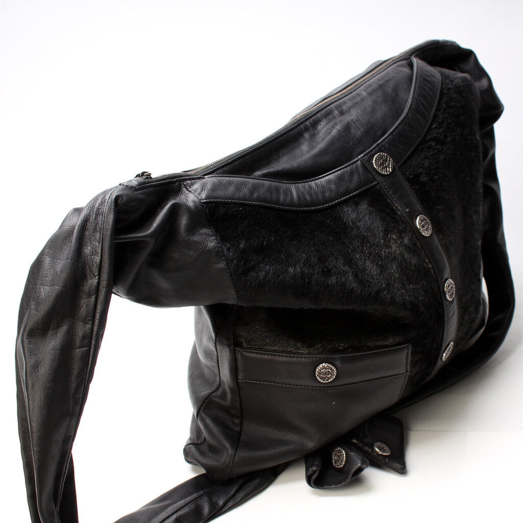 Chanel Girl Leather Calfhair Bag