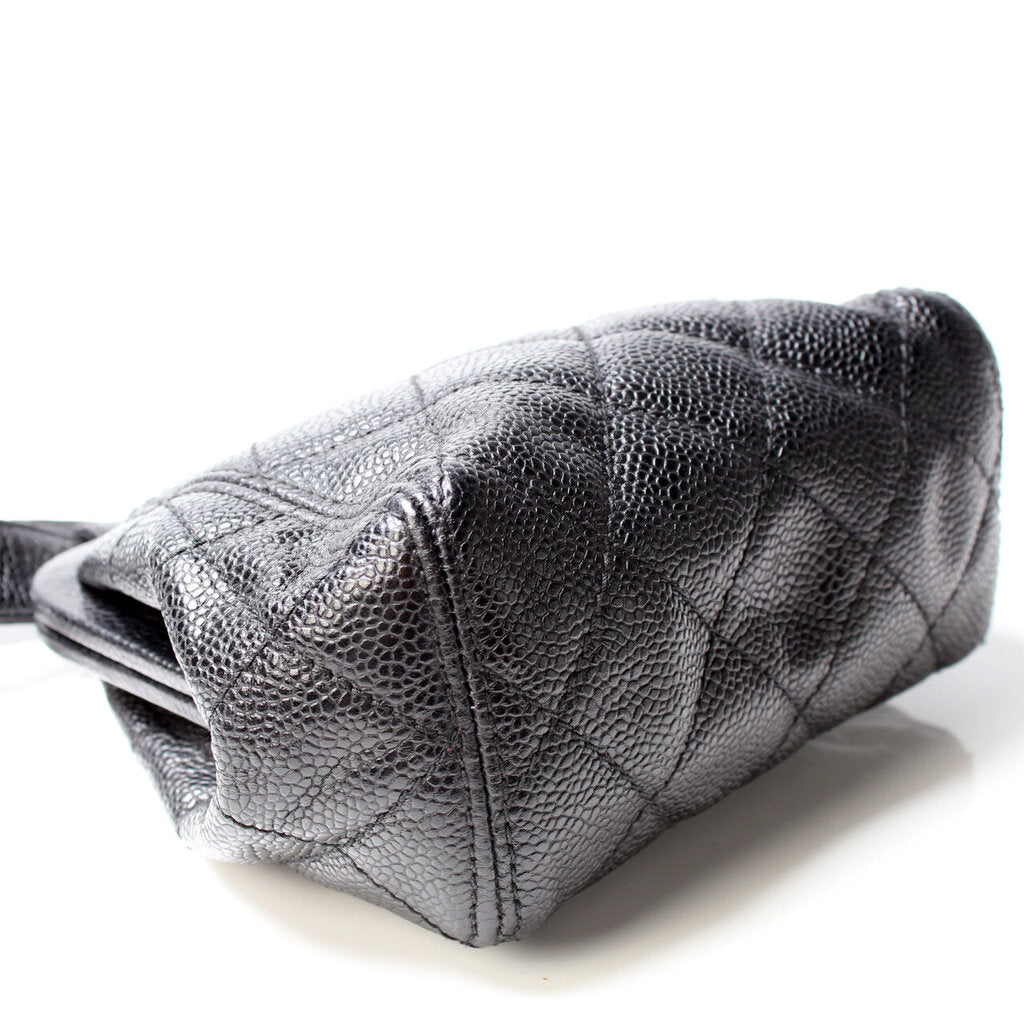 Chanel Kisslock Vintage Bum Caviar Bag
