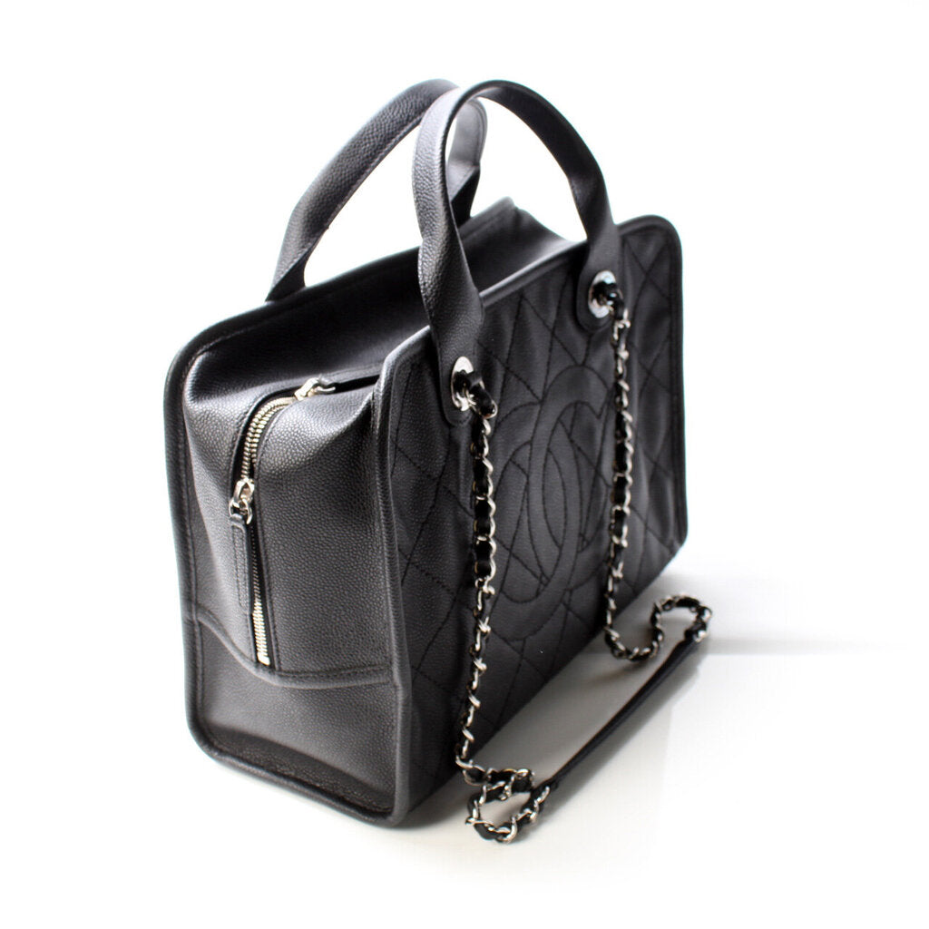 Chanel Deauville Bowling Caviar Bag