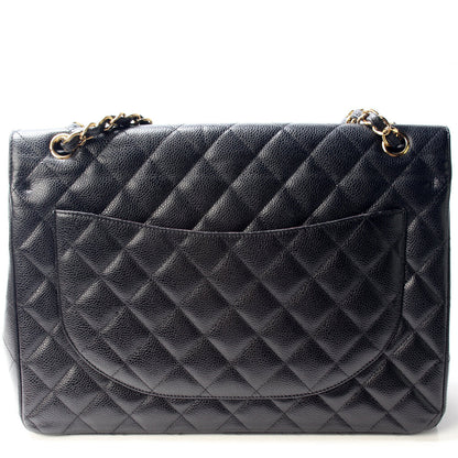 Chanel Classic Flap Maxi Caviar 15M Bag