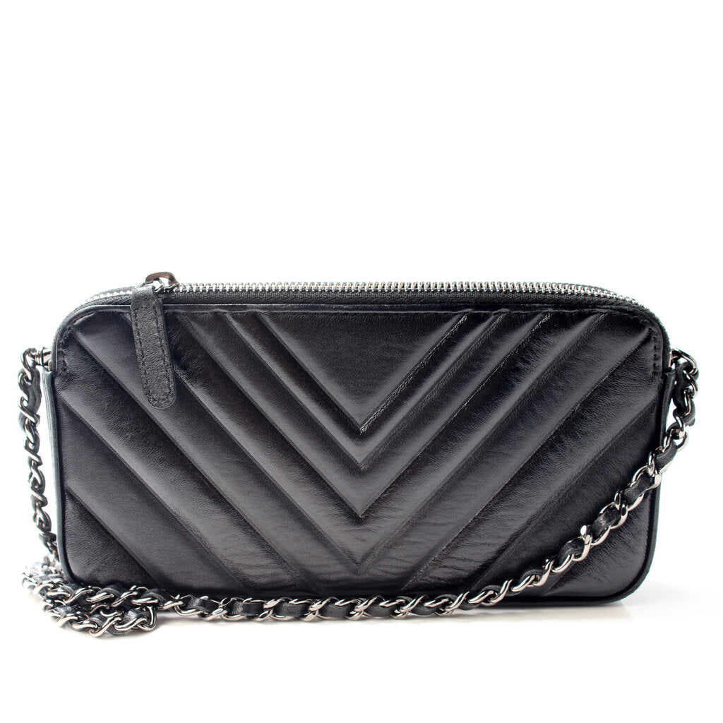 Chanel WOC CC Double Zip Bag