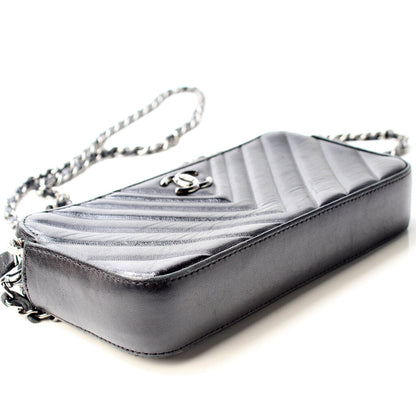 Chanel WOC CC Double Zip Bag