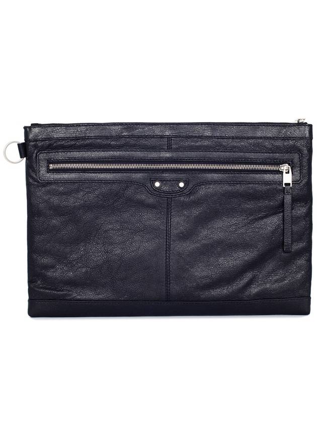 Luxury Balenciaga Trending 2025 Clip Large Clutch Bag Black