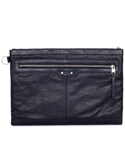 Luxury Balenciaga Trending 2025 Clip Large Clutch Bag Black