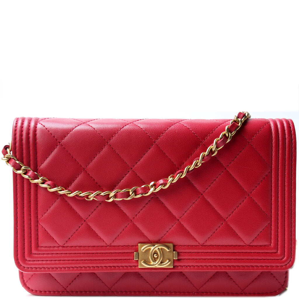 Chanel WOC Boy Lambskin Bag