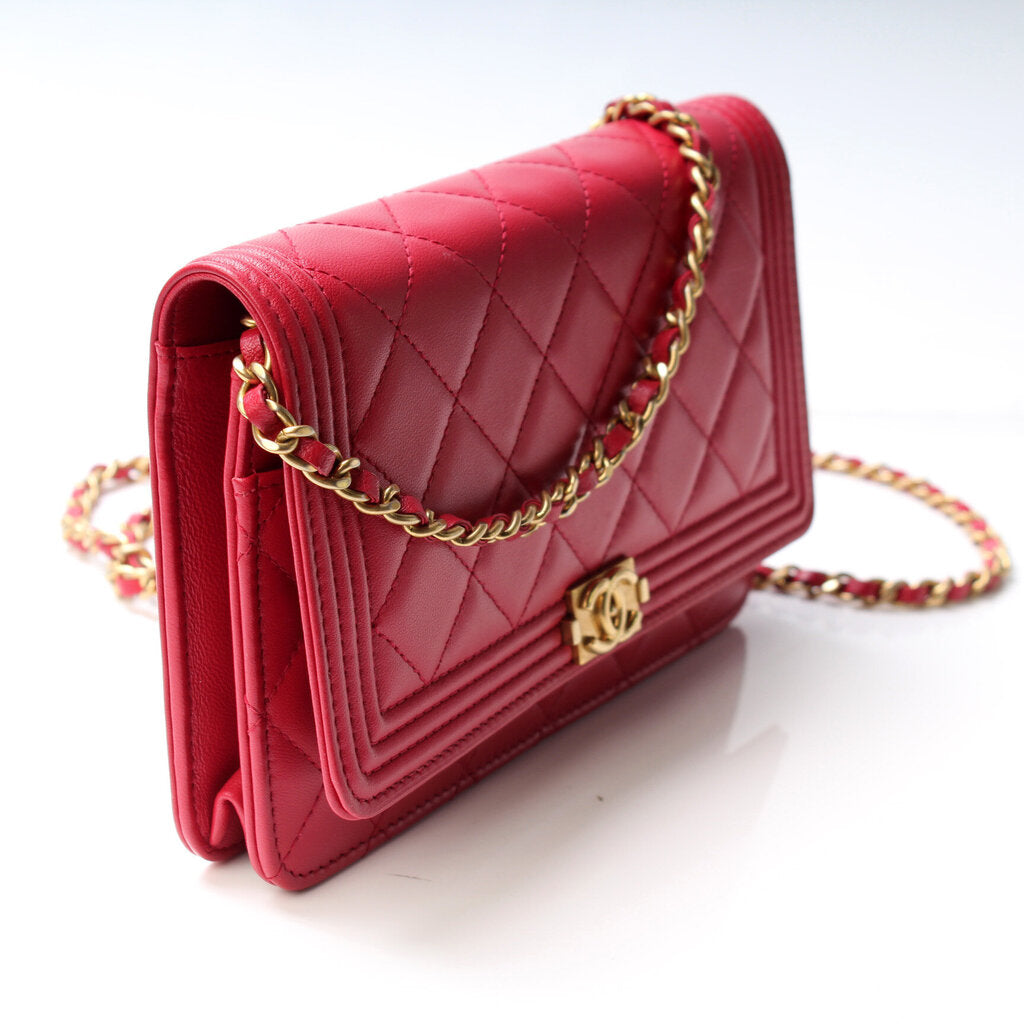 Chanel WOC Boy Lambskin Bag