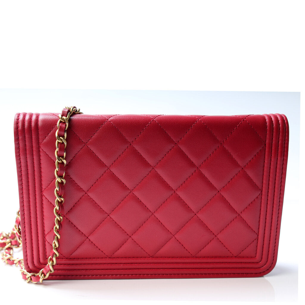 Chanel WOC Boy Lambskin Bag