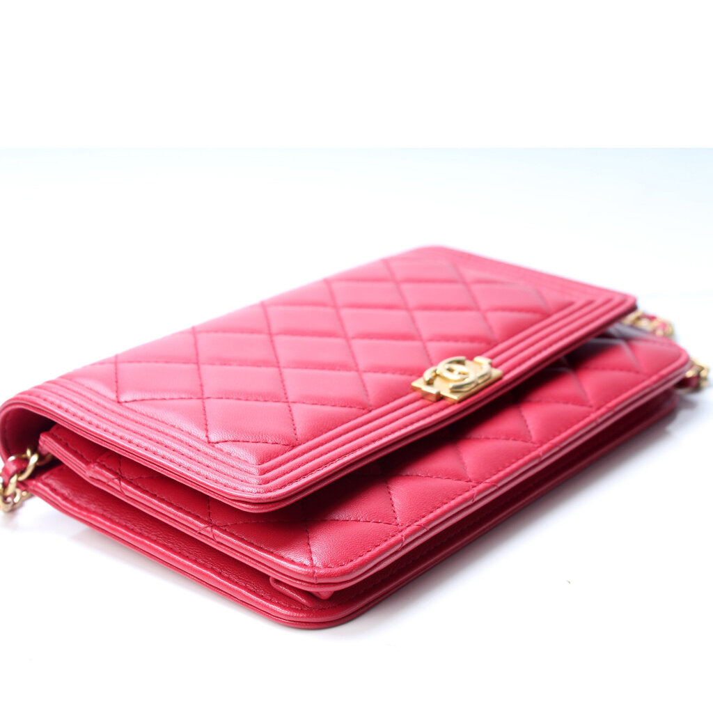 Chanel WOC Boy Lambskin Bag