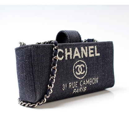 Chanel O-Phone Holder Denim Bag
