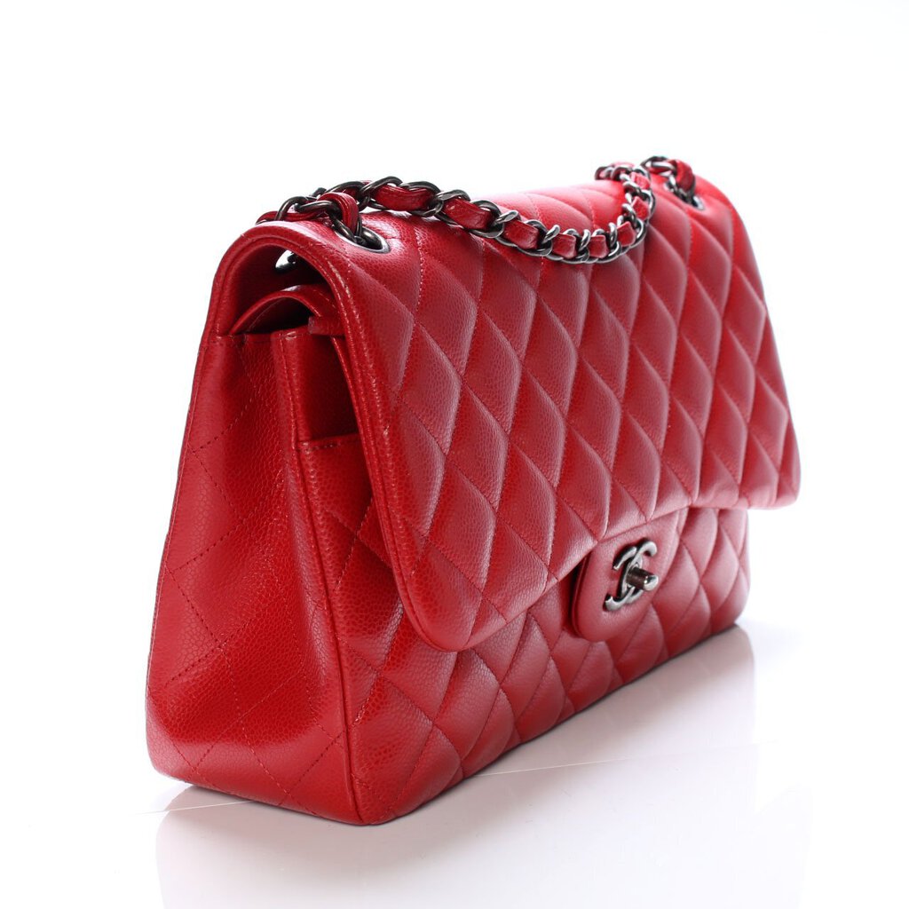 Chanel Classic Flap Jumbo Caviar 21M Bag
