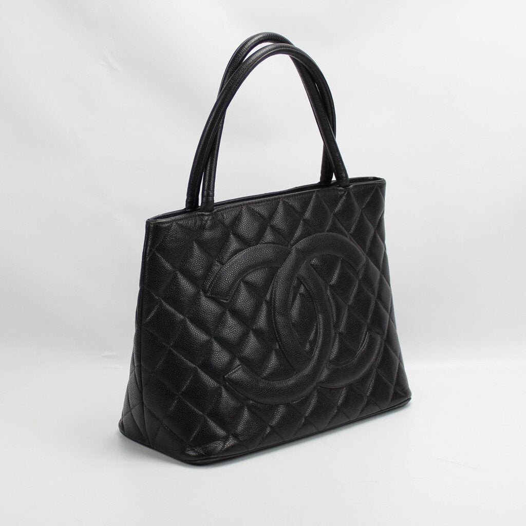 Chanel Medallion Tote Caviar Bag