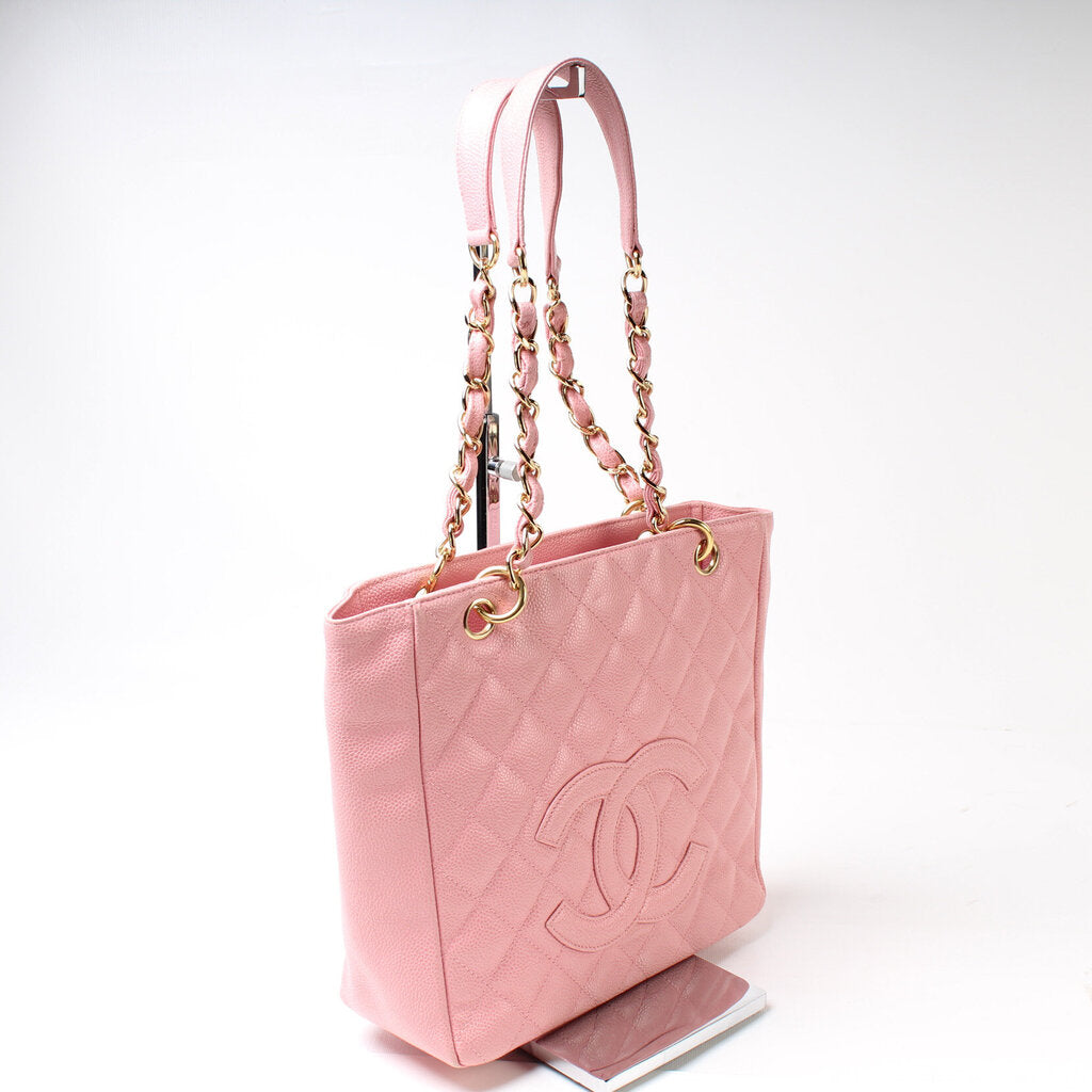 Chanel Petite Shopping Tote Caviar Bag