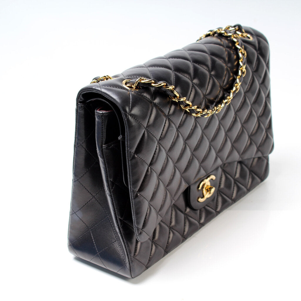 Chanel Classic Flap Maxi Lambskin 14-16M Bag