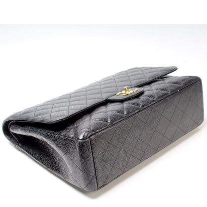 Chanel Classic Flap Maxi Caviar 14-16M Bag