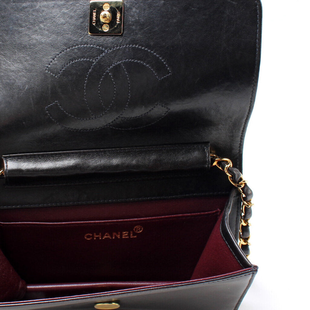 Chanel Quilted Lamb Vintage Flap 5M Bag