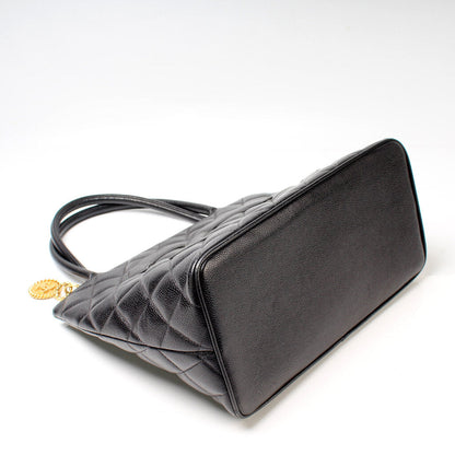 Chanel Medallion Tote Caviar Bag