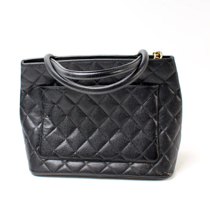Chanel Medallion Tote Caviar Bag