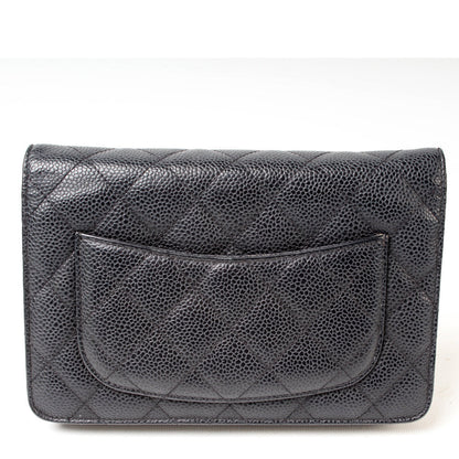 Chanel WOC Classic Quilted Caviar Bag