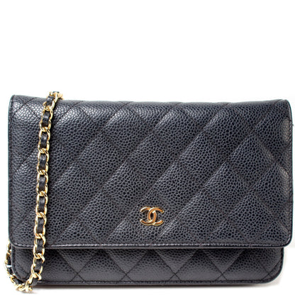 Chanel WOC Classic Quilted Caviar Bag