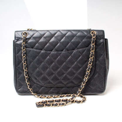 Chanel Classic Flap Maxi Caviar 14M Bag