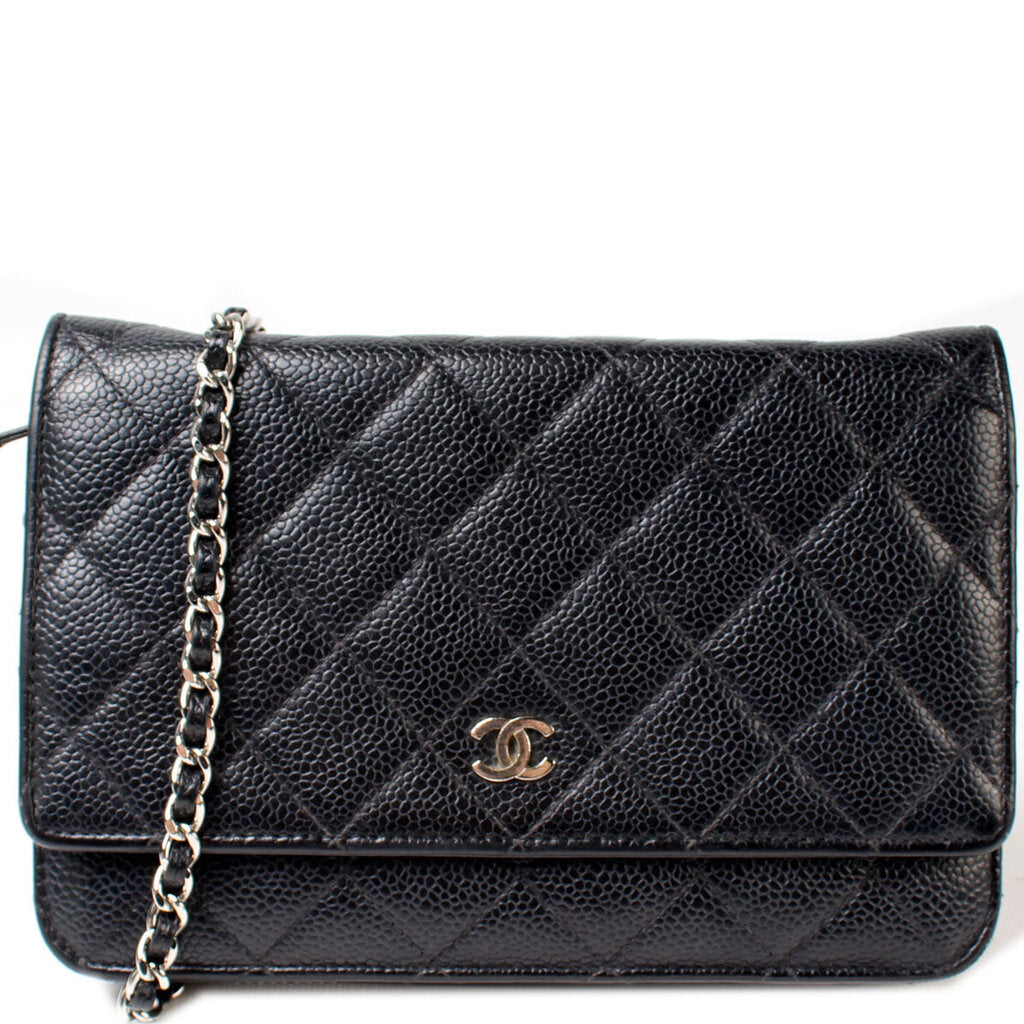 Chanel WOC Classic Quilted Caviar Bag