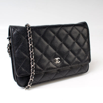 Chanel WOC Classic Quilted Caviar Bag