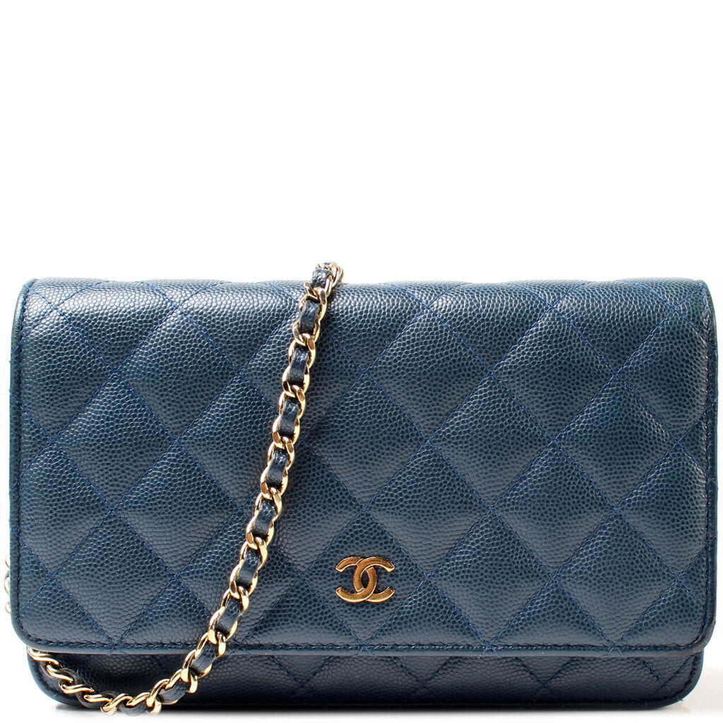 Chanel WOC Classic Quilted Caviar 22M Bag