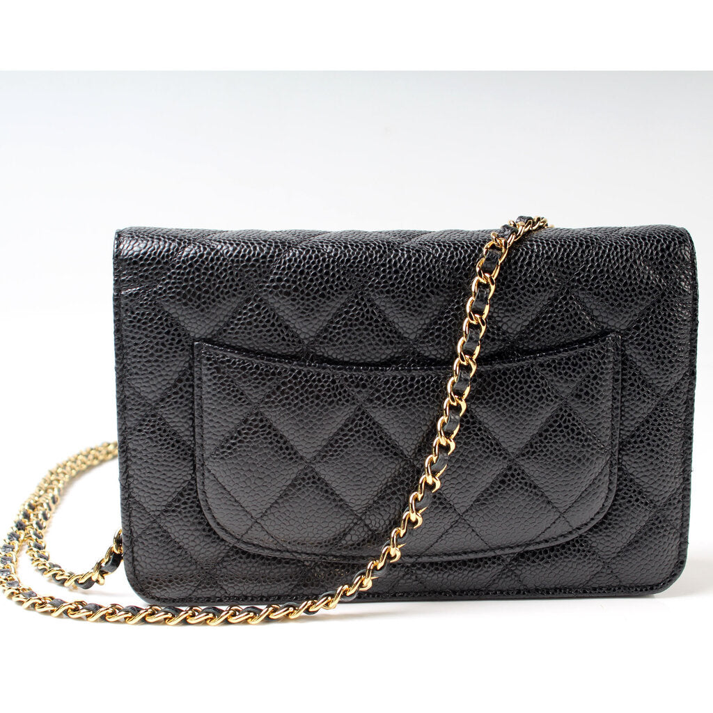 Chanel WOC Classic Quilted Caviar 19M Bag