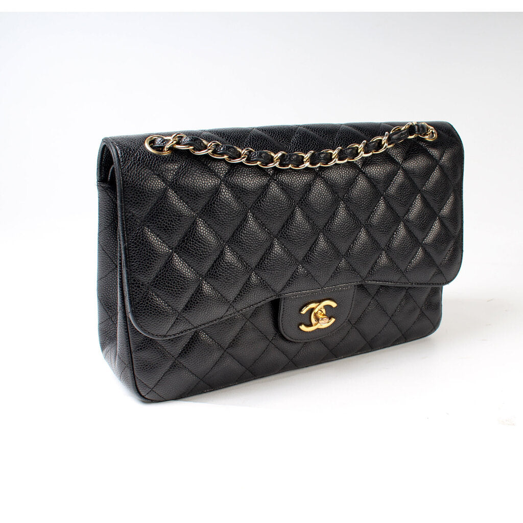 Chanel Classic Flap Jumbo Caviar 14M Bag