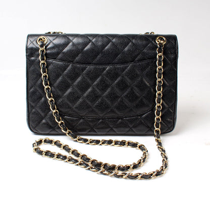 Chanel Classic Flap Jumbo Caviar 14M Bag