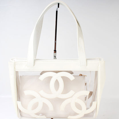 Chanel Beach PVC Triple CC Bag