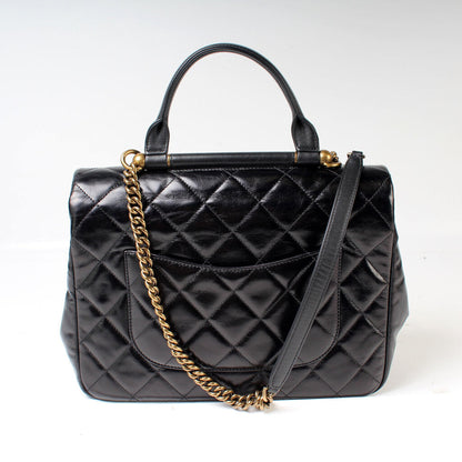 Chanel Gold Bar Top Handle Flap 23M Bag