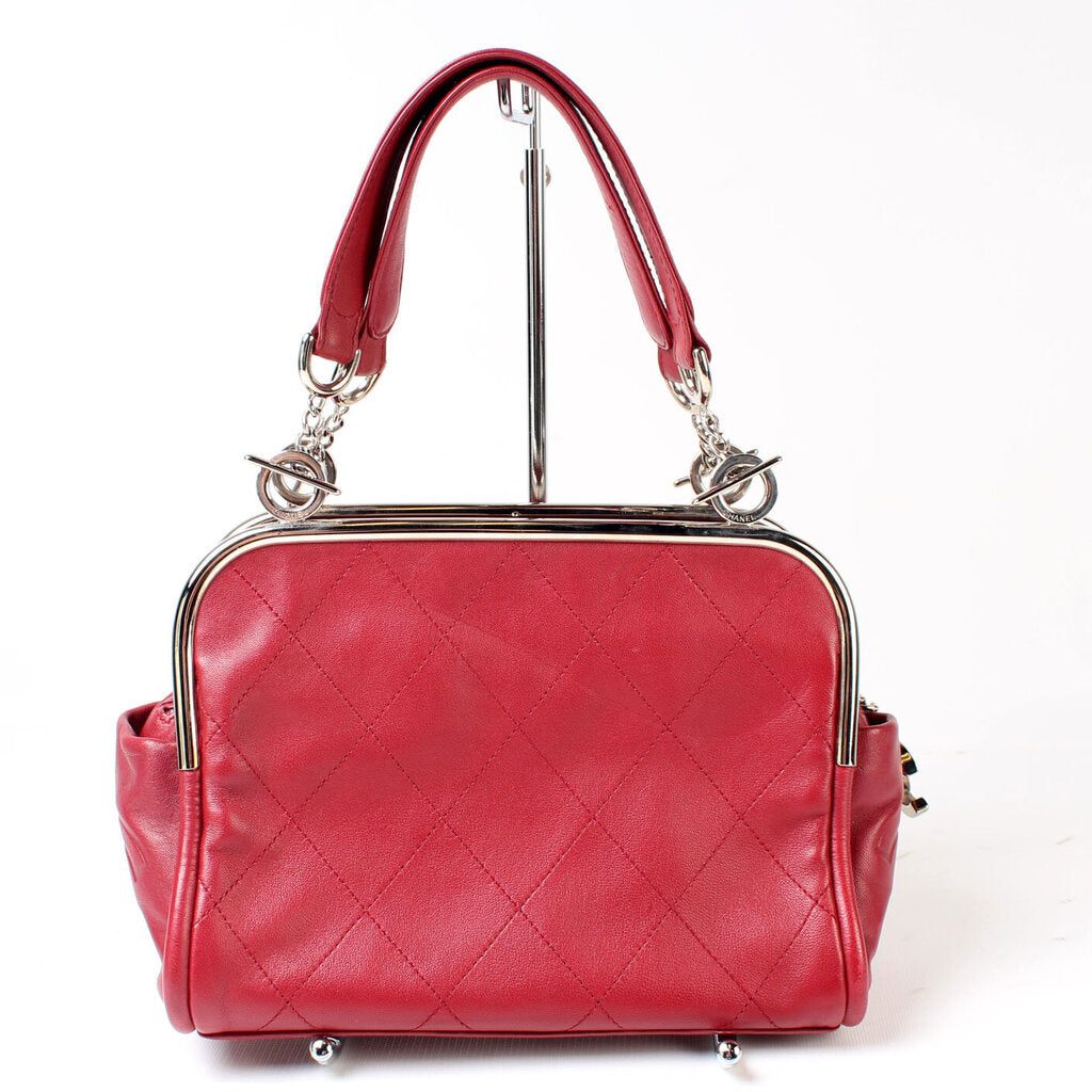 Chanel Frame Small Soft Leather Tote Bag