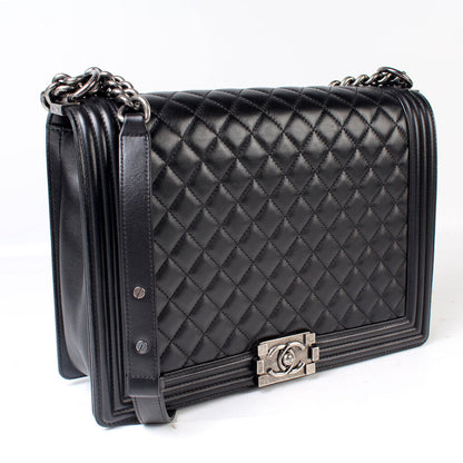 Chanel Boy Flap Large Lambskin 18M Bag