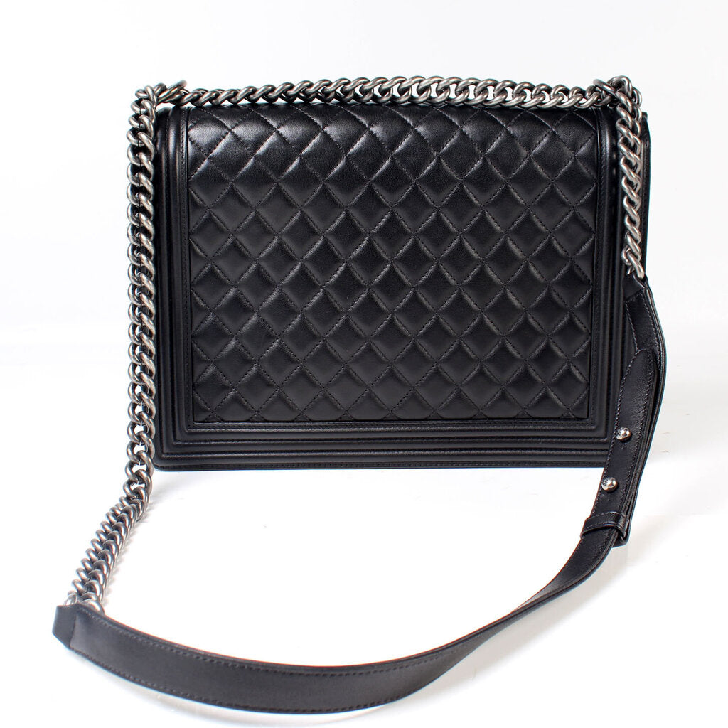 Chanel Boy Flap Large Lambskin 18M Bag
