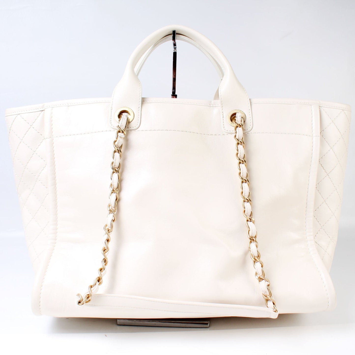 Chanel Deauville Charms Leather Medium Bag