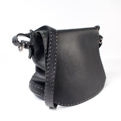 Fendi Leather Stitch Crossbody Bag