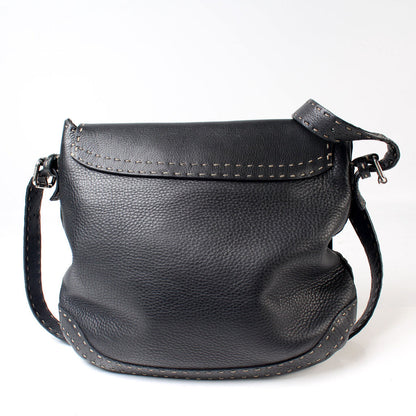 Fendi Leather Stitch Crossbody Bag