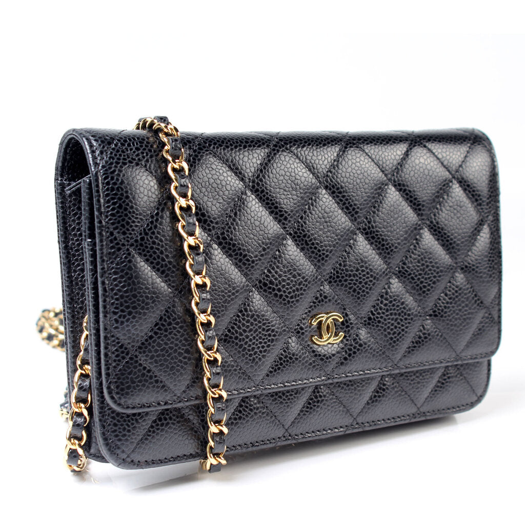 Chanel WOC Classic Quilted Caviar 24M Bag