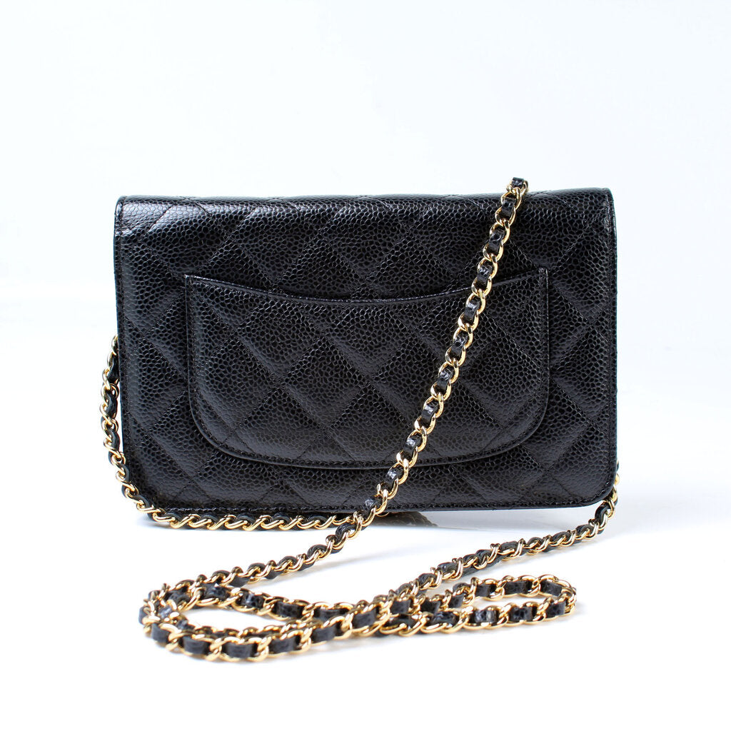 Chanel WOC Classic Quilted Caviar 24M Bag