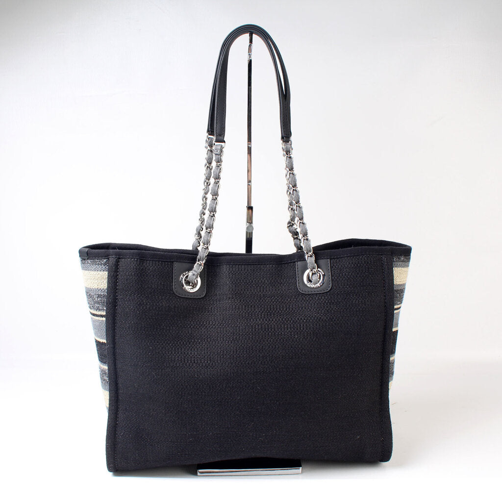 Chanel Deauville Canvas Tote Small 26M Bag