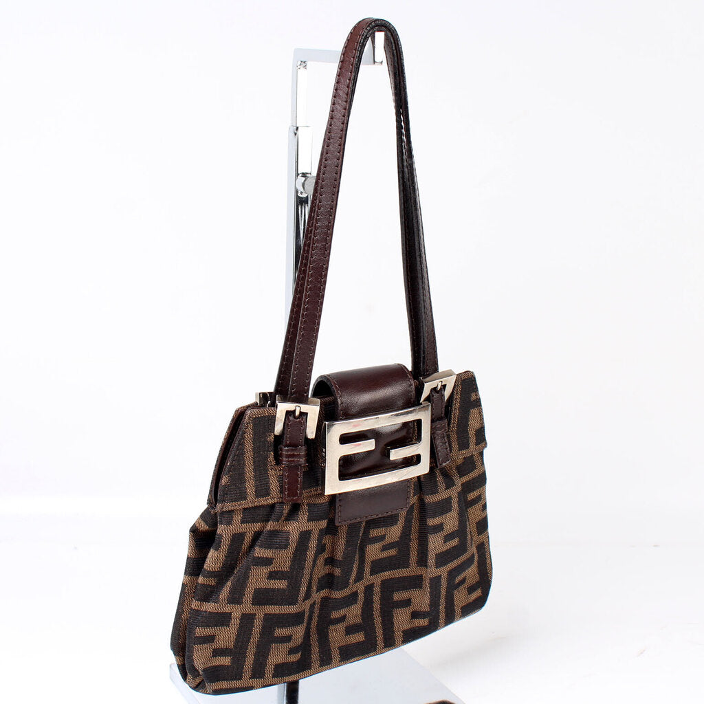 Fendi Micro Zucca Clasp Bag